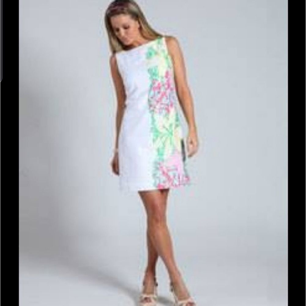 Lilly Pulitzer resort white mariposa dress sz 0